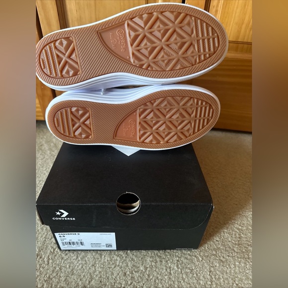 NEW Converse CTAS MOVE Platform  Women's Sz 6.5 Tan beach stone Khaki - Picture 4 of 5